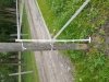 Palik 156cm biały podwójna stopka 